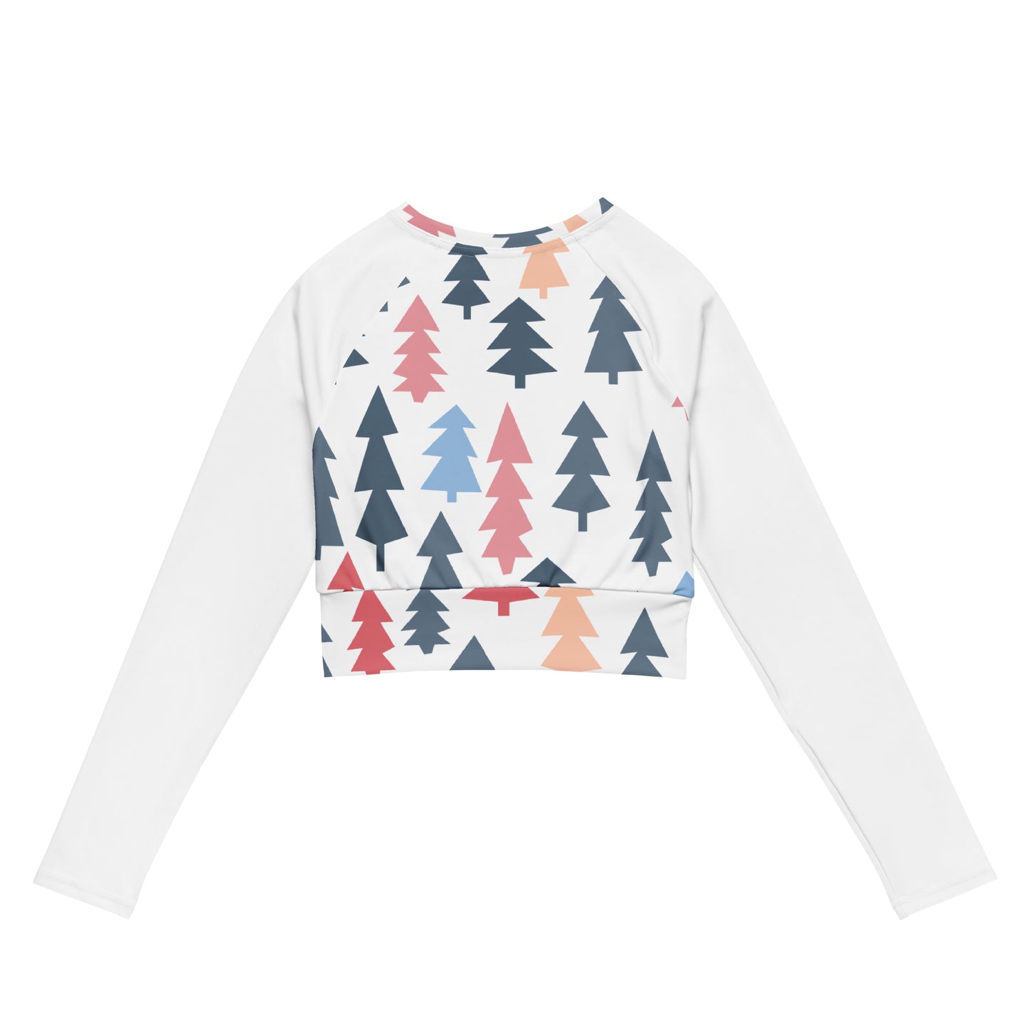 Forest Recycled long-sleeve crop top