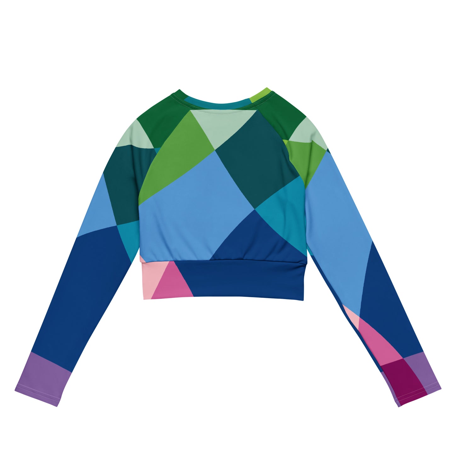 Colors Recycled long-sleeve crop top