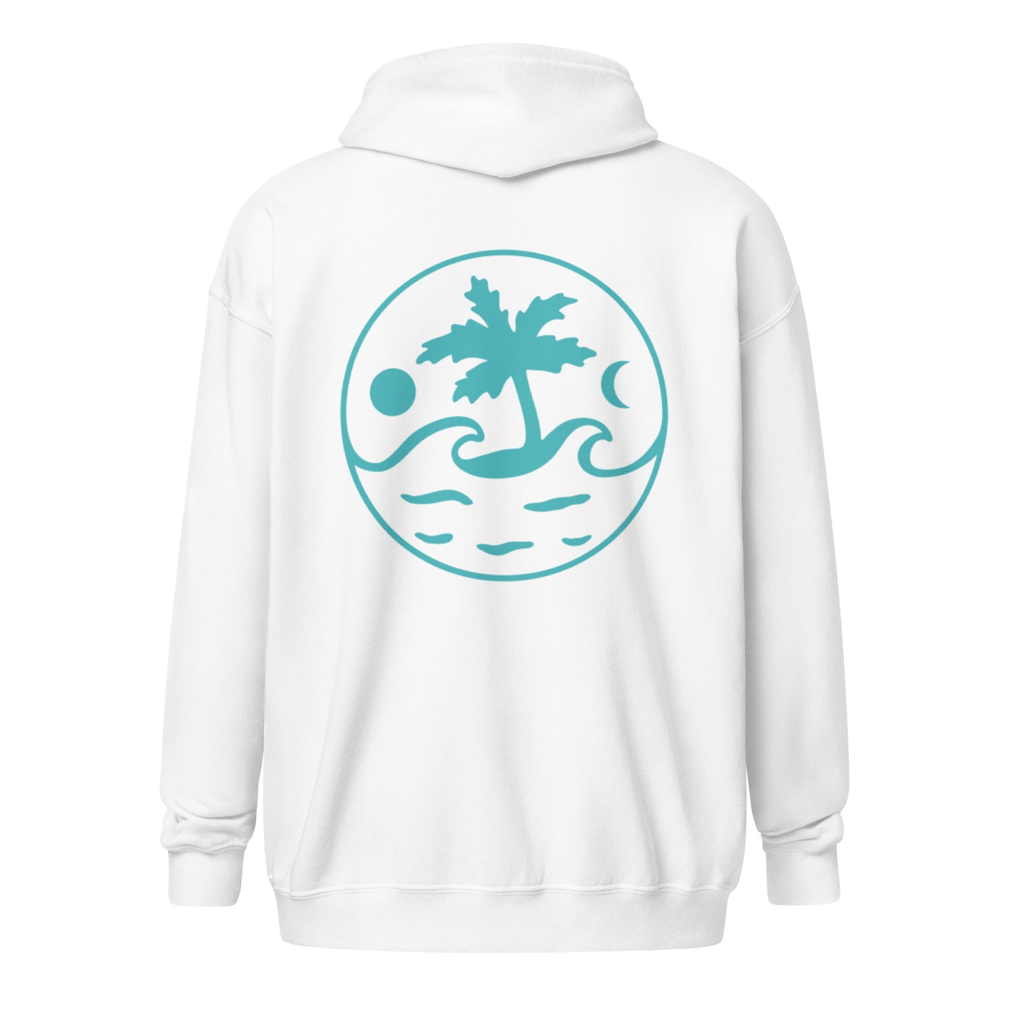 Beach Unisex heavy blend zip hoodie