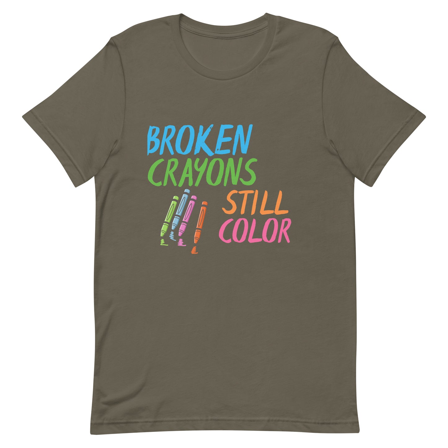 Crayons Unisex t-shirt