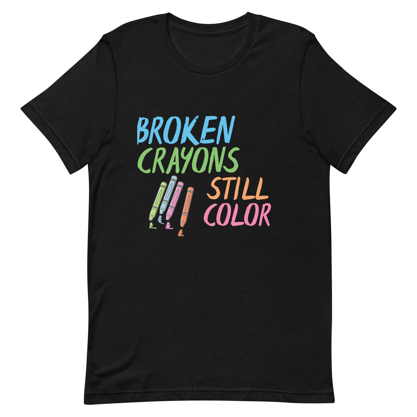 Crayons Unisex t-shirt