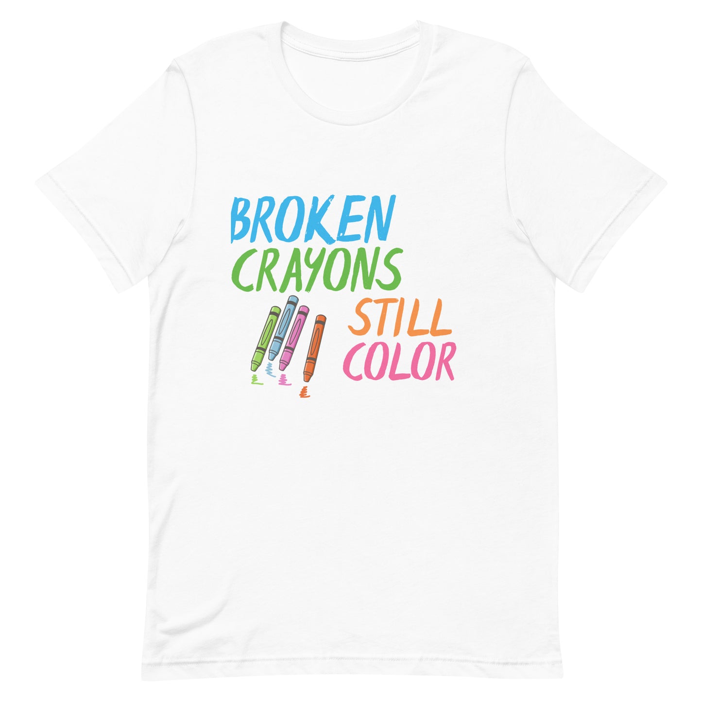 Crayons Unisex t-shirt